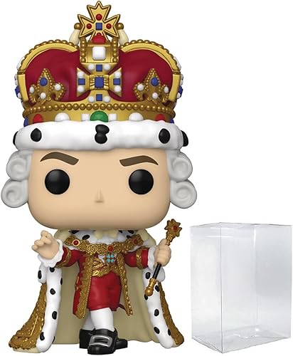 POP Broadway: Hamilton - Figura de vinilo King George Funko (paquete con funda protectora de caja compatible), multicolor, 3.75 pulgadas