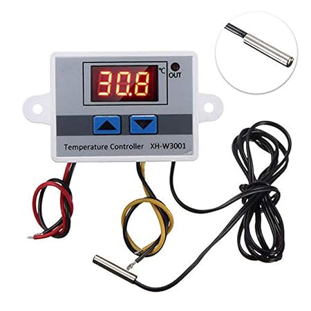 TM&W- DC12 LED Digital Temperature Controller with Thermocouple Sensor ZH-W3001