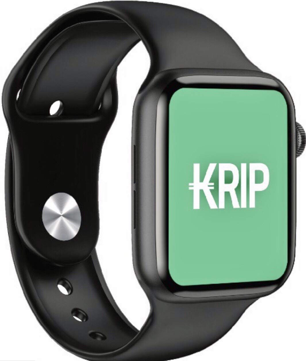 Krip Kt1 Smart Watch for Androide and iOS Phone, Screen Size 44 mm, Case  Zinc Alloy, IP68 Waterproof, Speaker, Heart Rate Monitor, SPO2 Smart Watch  Fitness Tracker Activity for Women and Men: