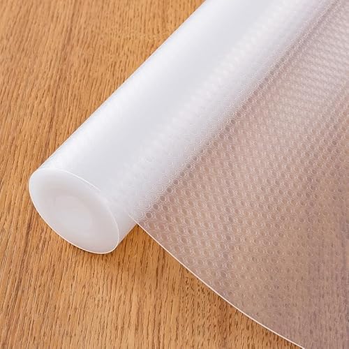 食器棚シート 45x500cm キッチンシート 引き出しシート しょっきだな シート 引き出しシート 自由裁断 EVA製 保護シート 滑り止め 家具保護 食器棚、冷蔵庫、引き出し適用 クリア