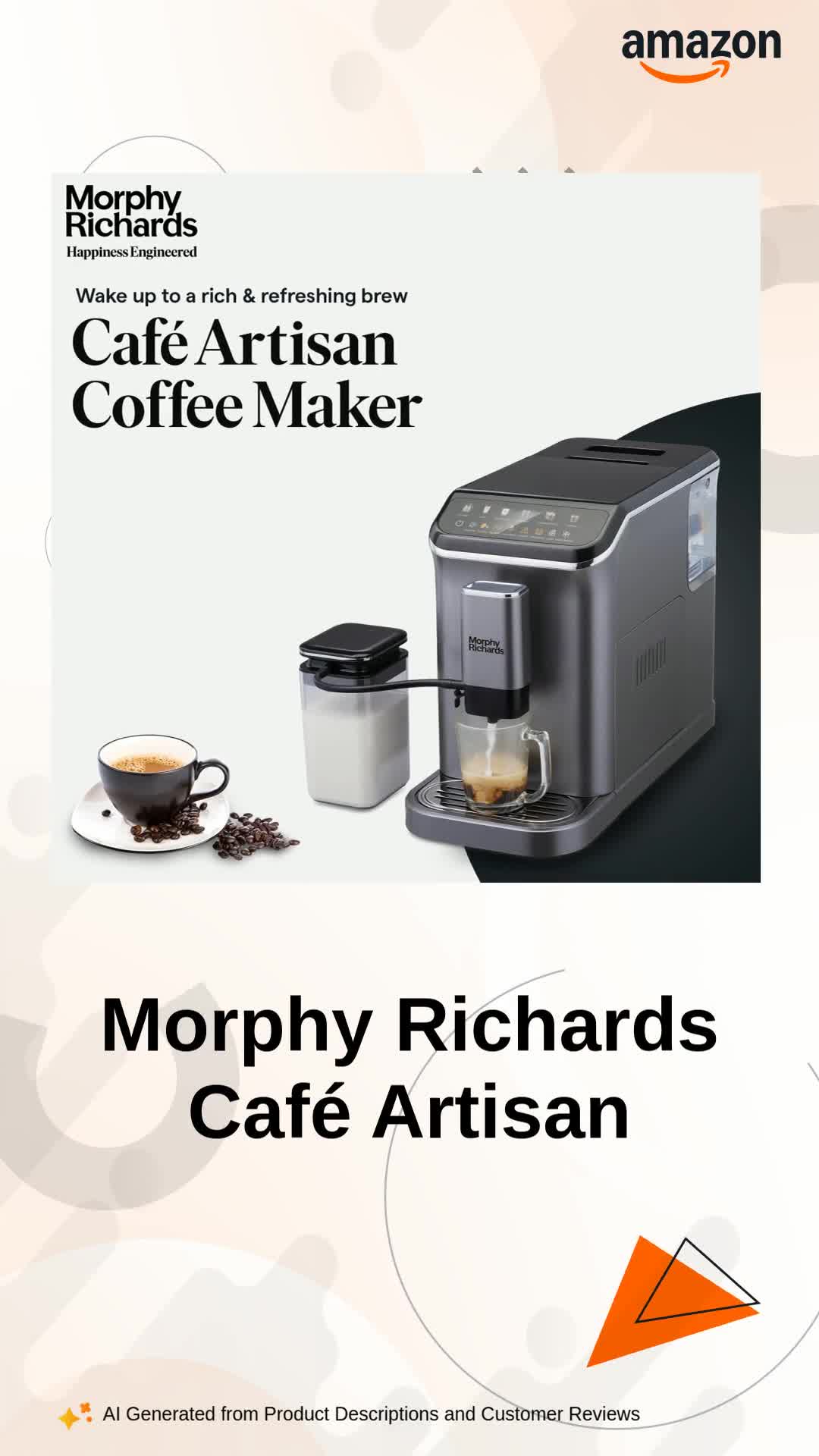 Morphy Richards Café Artisan Fully Automatic Coffee Machine