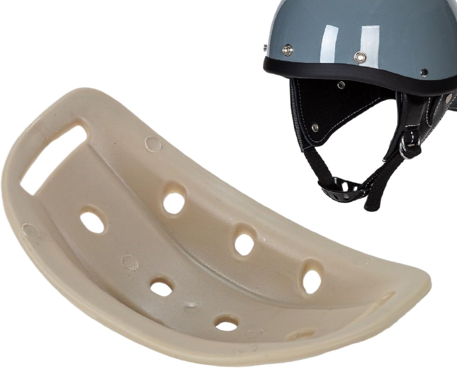 Hard Hat Chin-Guard Hard Hat Silicone Chin Rest Shockproof Chin Guard Accessories, Bicycle Tool with Bicycle Works, Motorcycle Blade Skating Safety Equipment, Head Guard for Safety in