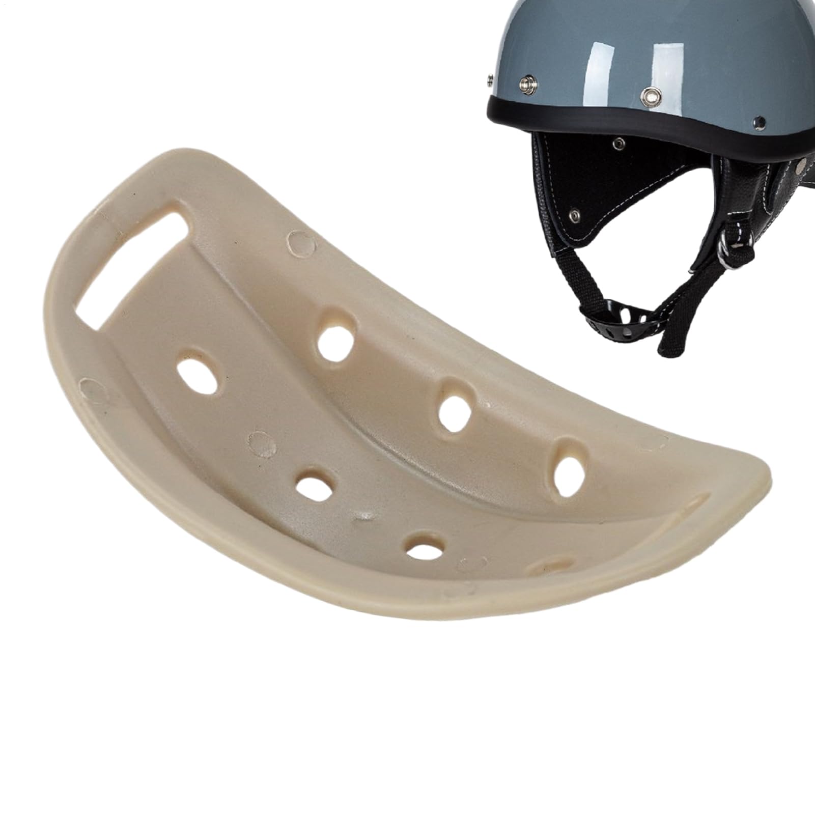 Hard Hat Chin-Guard Hard Hat Silicone Chin Rest Shockproof Chin Guard Accessories, Bicycle Tool with Bicycle Works, Motorcycle Blade Skating Safety Equipment, Head Guard for Safety in