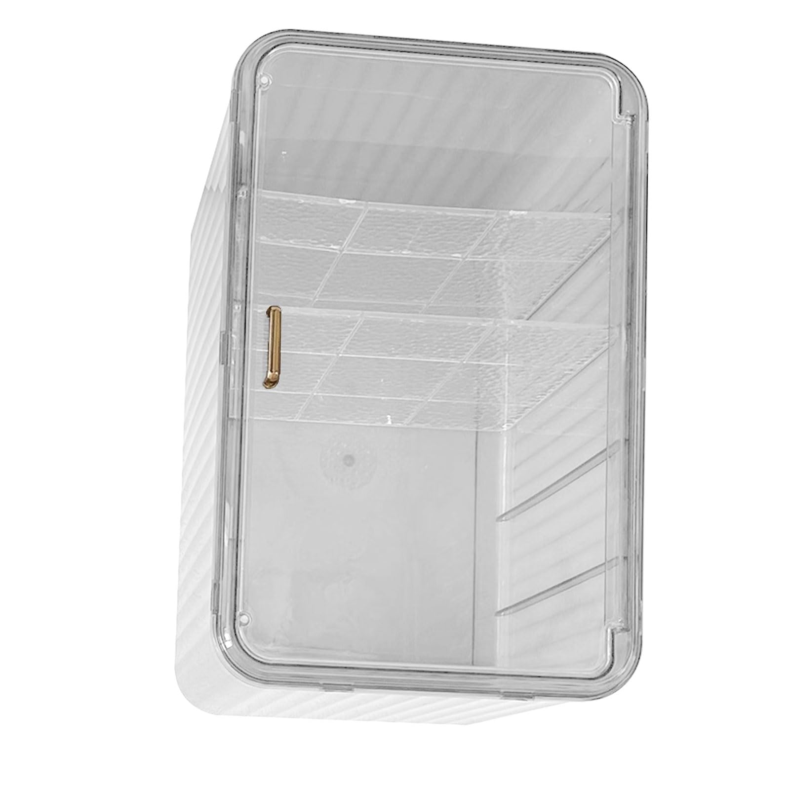 Nucelit Closure Cup Storage Shelf Multitier Acrylic Holder Dustproof Cabinet for Kitchenwares Organization Cup Display Rack