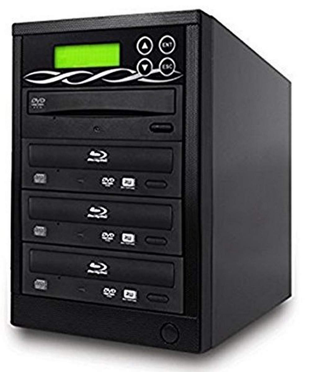 BestDuplicator BD-BR-3T 3 Target 16X M-Disc/BD-R/DVD/CD Blu-Ray Duplicator with Smart USB Connection