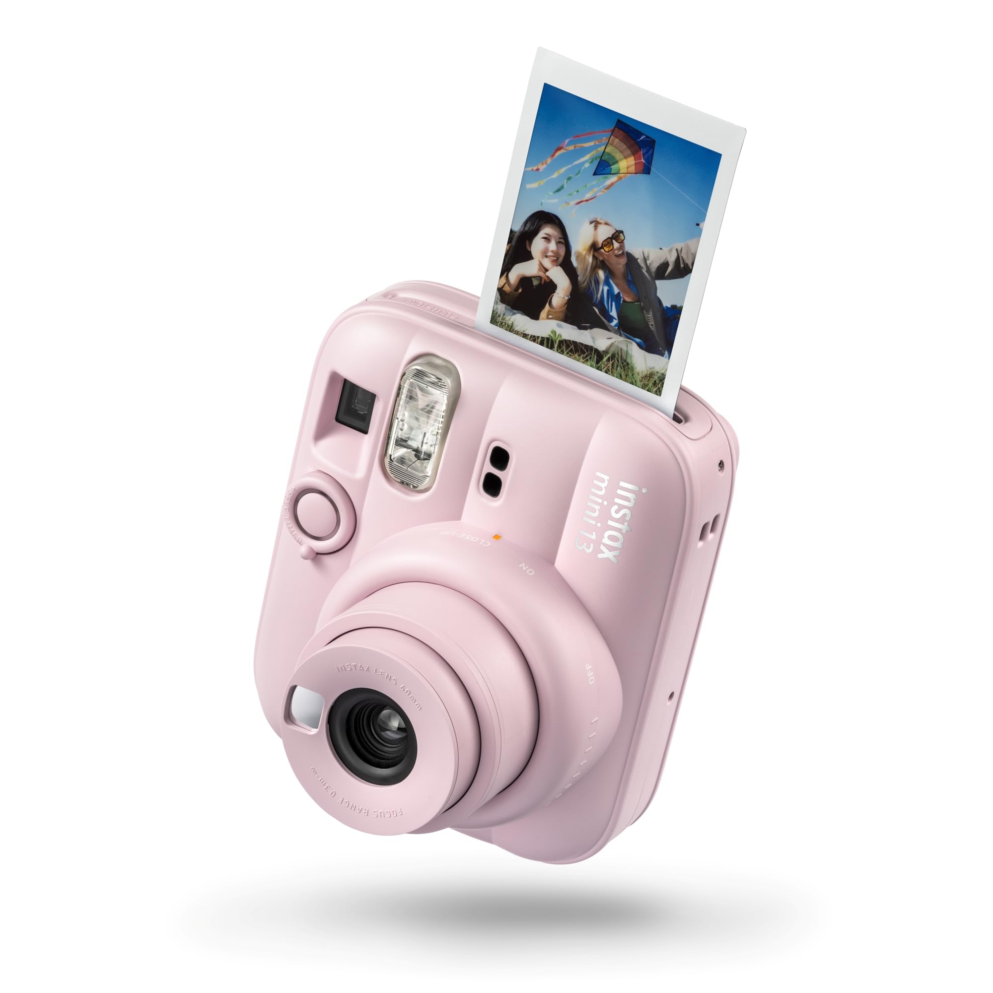 instax mini 13 instant camera with built-in Automatic flash, built-in selfie mirror, close up macro mode, and self timer, Candy Pink