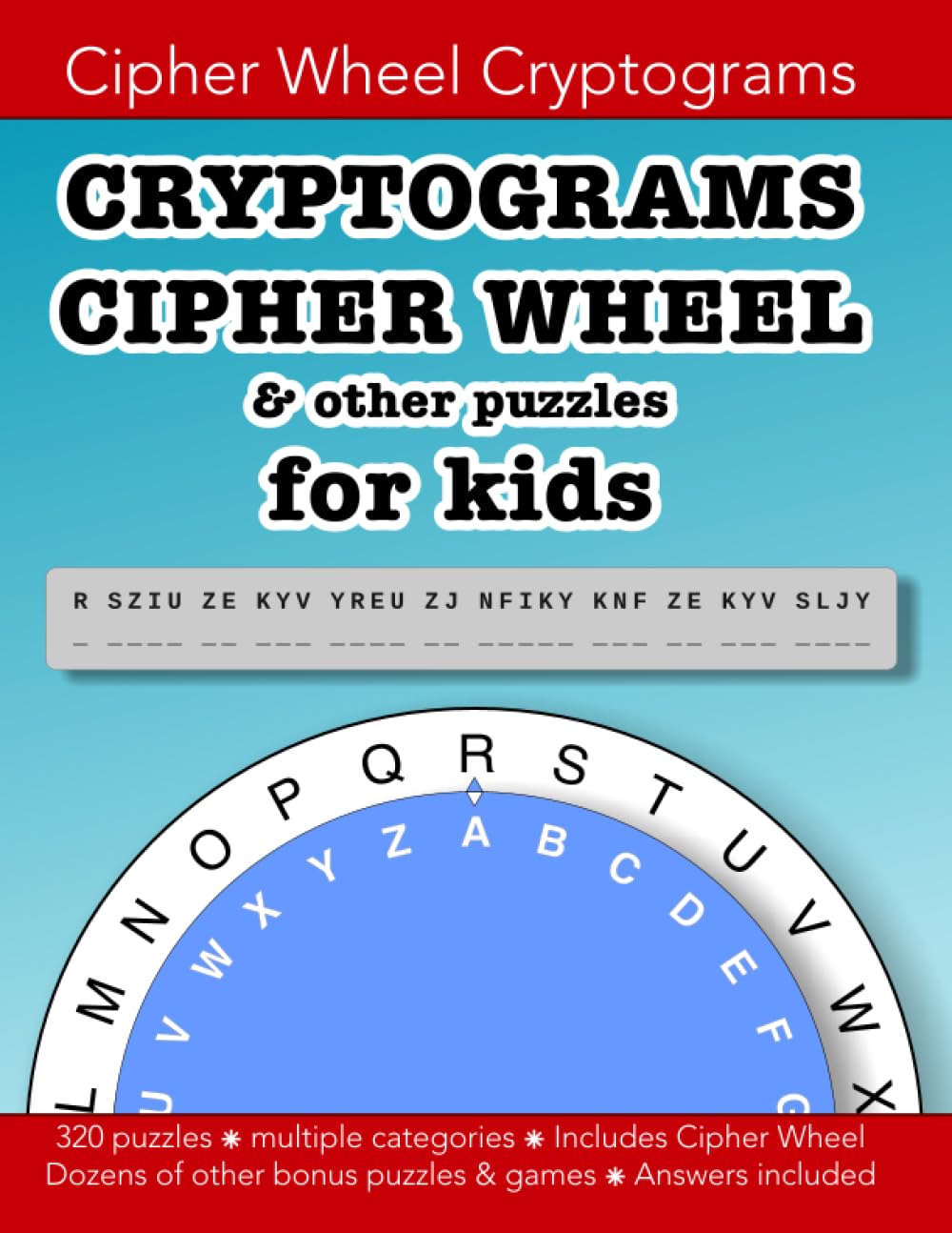 Cryptograms Cipher Wheel & other puzzles for kids: Education resources by Bounce Learning Kids