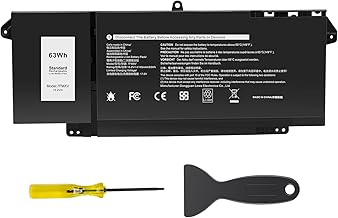 ASUNCELL 15.2V/63Wh 7FMXV Laptop Battery for DELL Latitude 5320 Latitude 7320 Latitude 7420 Latitude 7520 7FMXV 0TN2GY TN2GY 9JM71 4M1JN 1PP63 HDGJ8 MHR4G 727CG 0727CG CN-0TN2GY CNS -0727CG