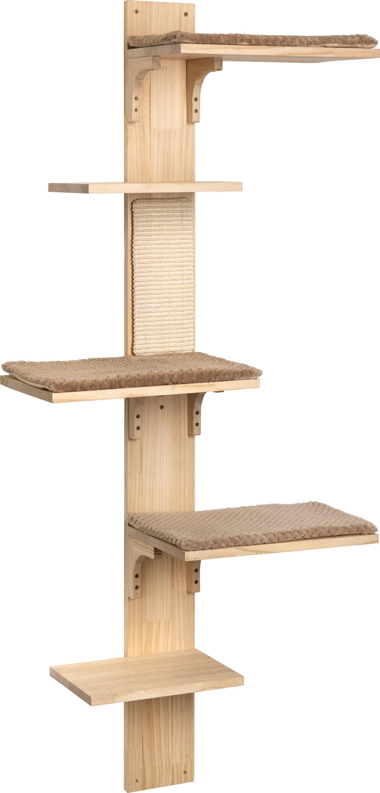 Kerbl Pet Rascador de Pared Timber para Superficie de Descanso, 150 cm