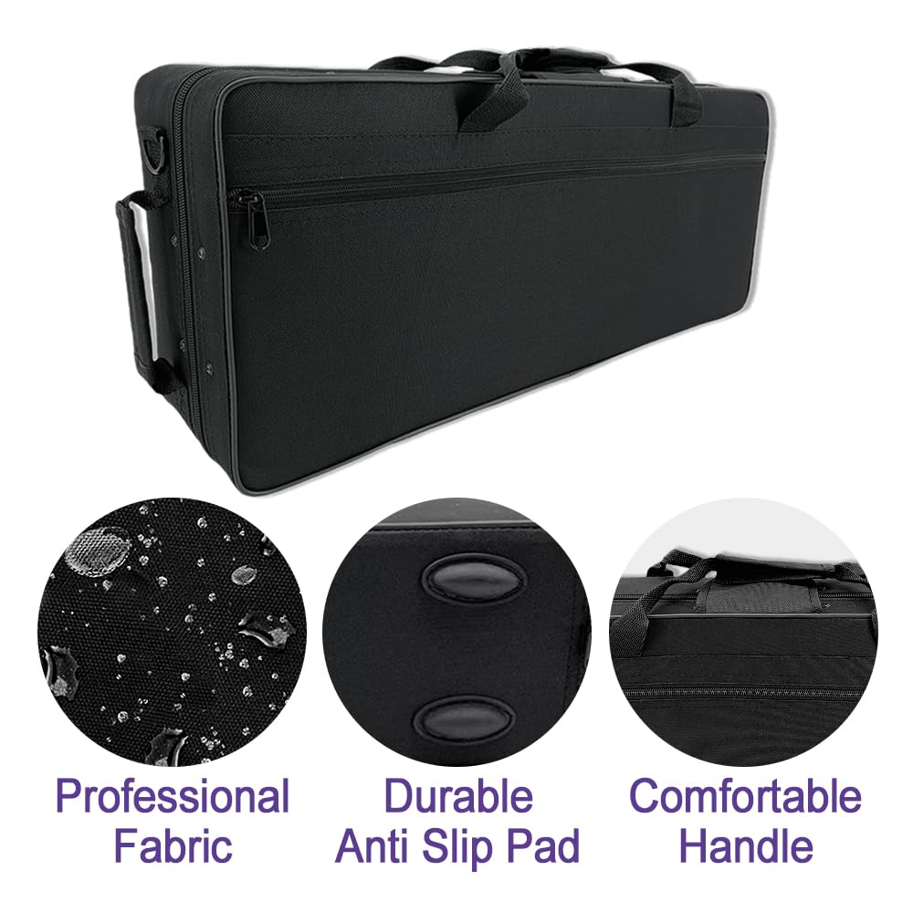 Sassofono contralto E Flat per adulti studenti Sax Mib Alto Kit completo con custodia per sax per il trasporto Bocchino cinghie ance sassofono kit per principianti