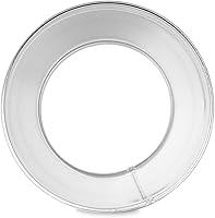 Vista 6 de Reductor de conductos de ventilación de 8 a 6 pulgadas - Conector redondo de acero galvanizado - Montaje de conducto - Acoplamiento de aumento