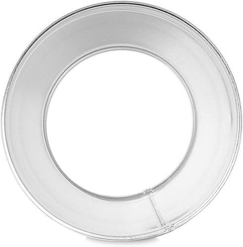 Miniatura 6 de Reductor de conductos de ventilación de 8 a 6 pulgadas - Conector redondo de acero galvanizado - Montaje de conducto - Acoplamiento de aumento del