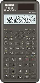 Calculadora científica Casio FX300MSPLUS2, 2ª edição, 1 x 7,6 x 16,3 cm, preto