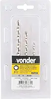 Vonder, Jogo De Brocas Para Concreto, Com Ponta De Metal Duro, 5 Mm A 8 Mm, Com 3 Peças.