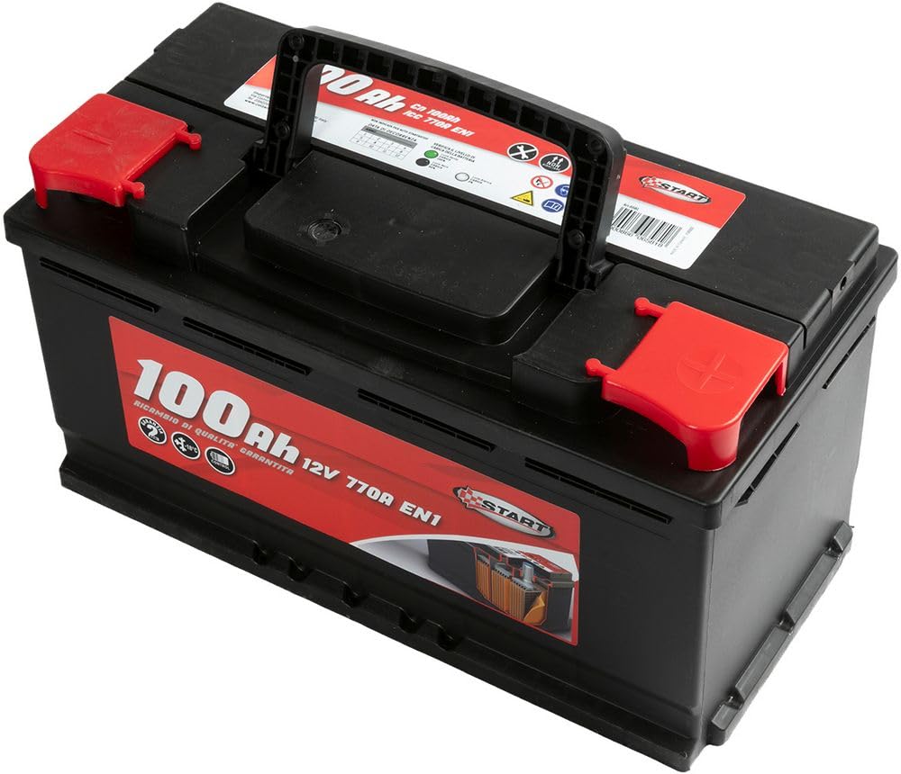 Start Batteria Auto 100AH 12V 770A polo positivo destro cassetta L5