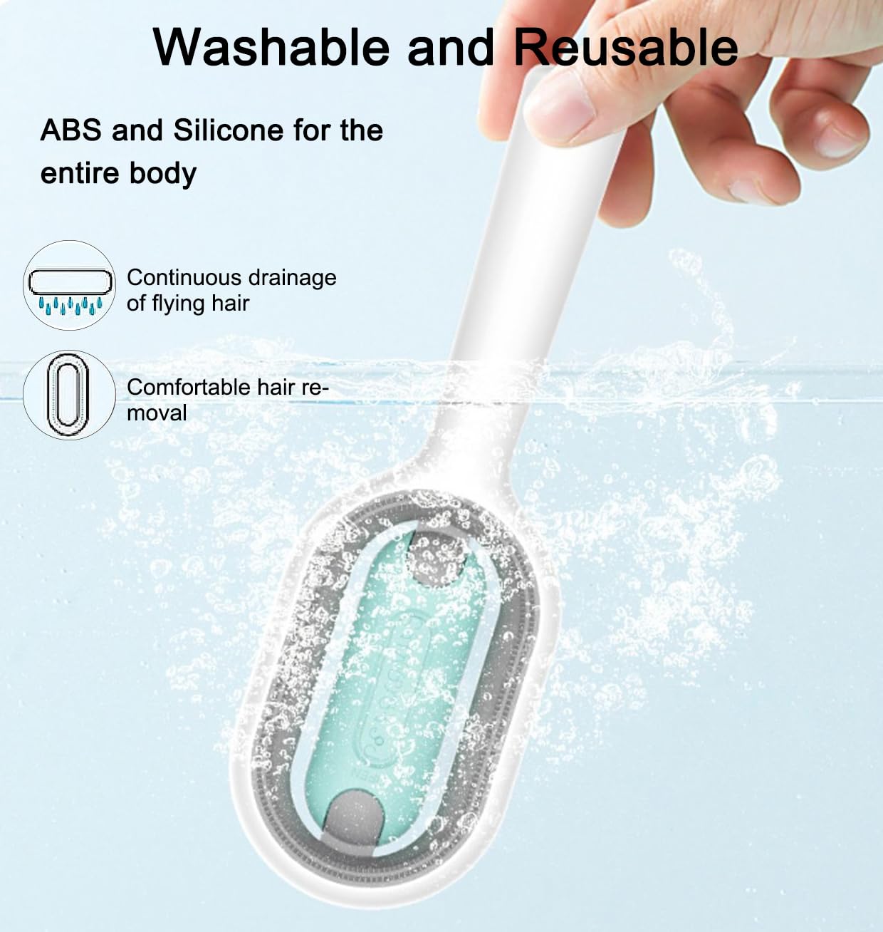 Spazzola Per Gatti Con Acqua - 4 In 1, Autopulente, Per Toelettatura Comoda - Foto 8