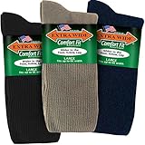 Extra Wide Comfort Athletic Crew (Variety, Large Green Label)