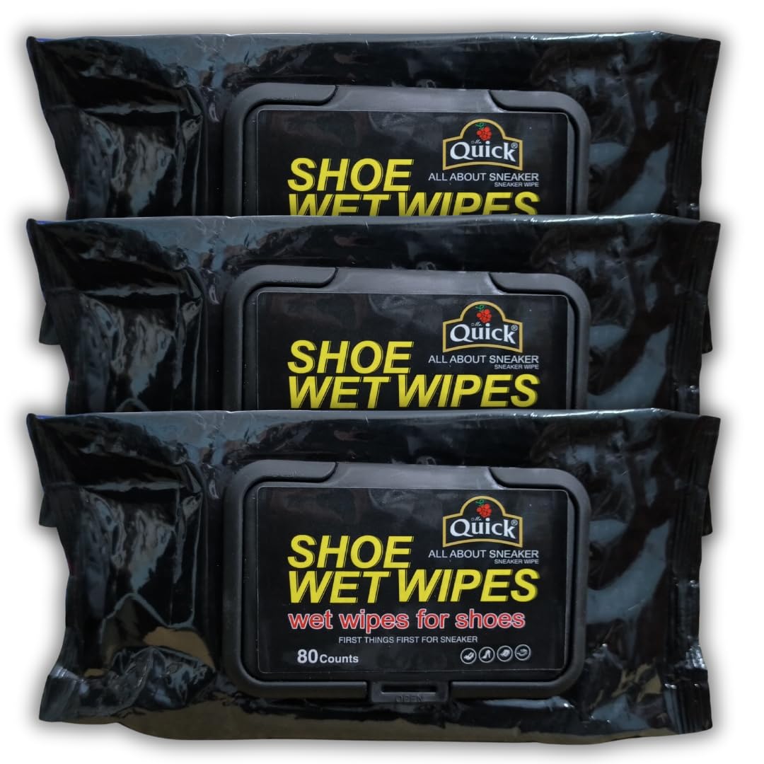 Color Zebra Quick Shoe Cleaner Wipes 80 Pcs Pack-3 | Sneakers Cleaner Shoe Wipes | Quickly Remove Dirt & Stains | Cleaning Kit for Footwear and bags (B0CQW5GX64) Amazon Price History, Amazon Price Tracker
