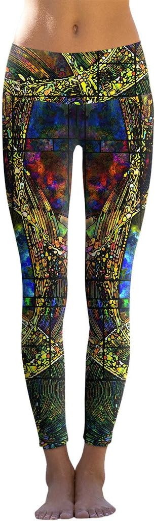 Pineapple Clothing Activewear Running Yoga Leggings Dry-Fit Workout Printed Pants