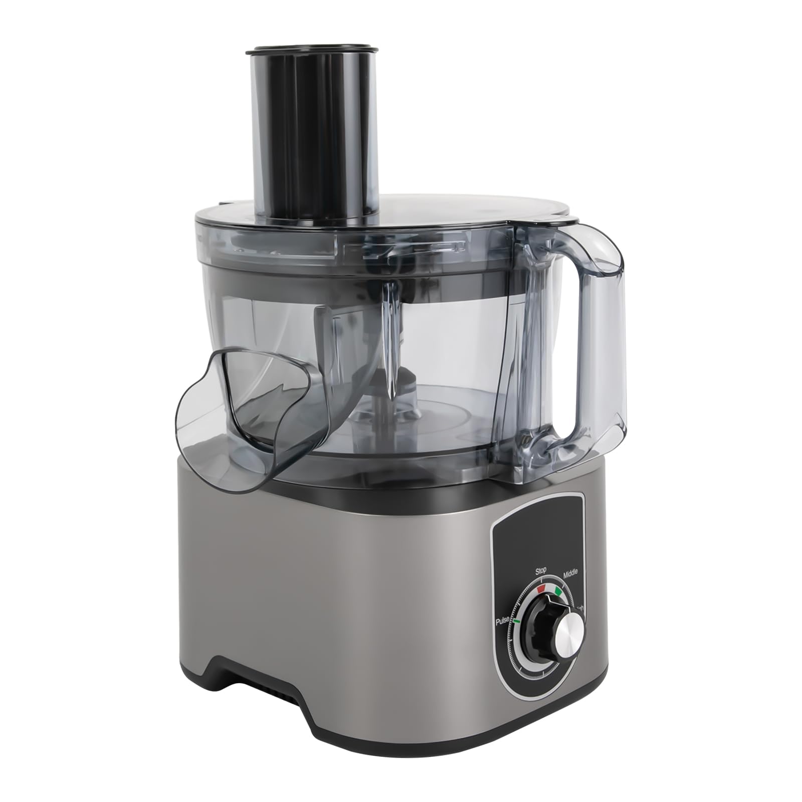 Robot kuchenny, krajalnica do warzyw, 600 W, 3 w 1, 2 biegi, 7 l, maszyna do krojenia warzyw z 3 ostrzami, do cebuli, marchwi, ogórków, kostek szynki