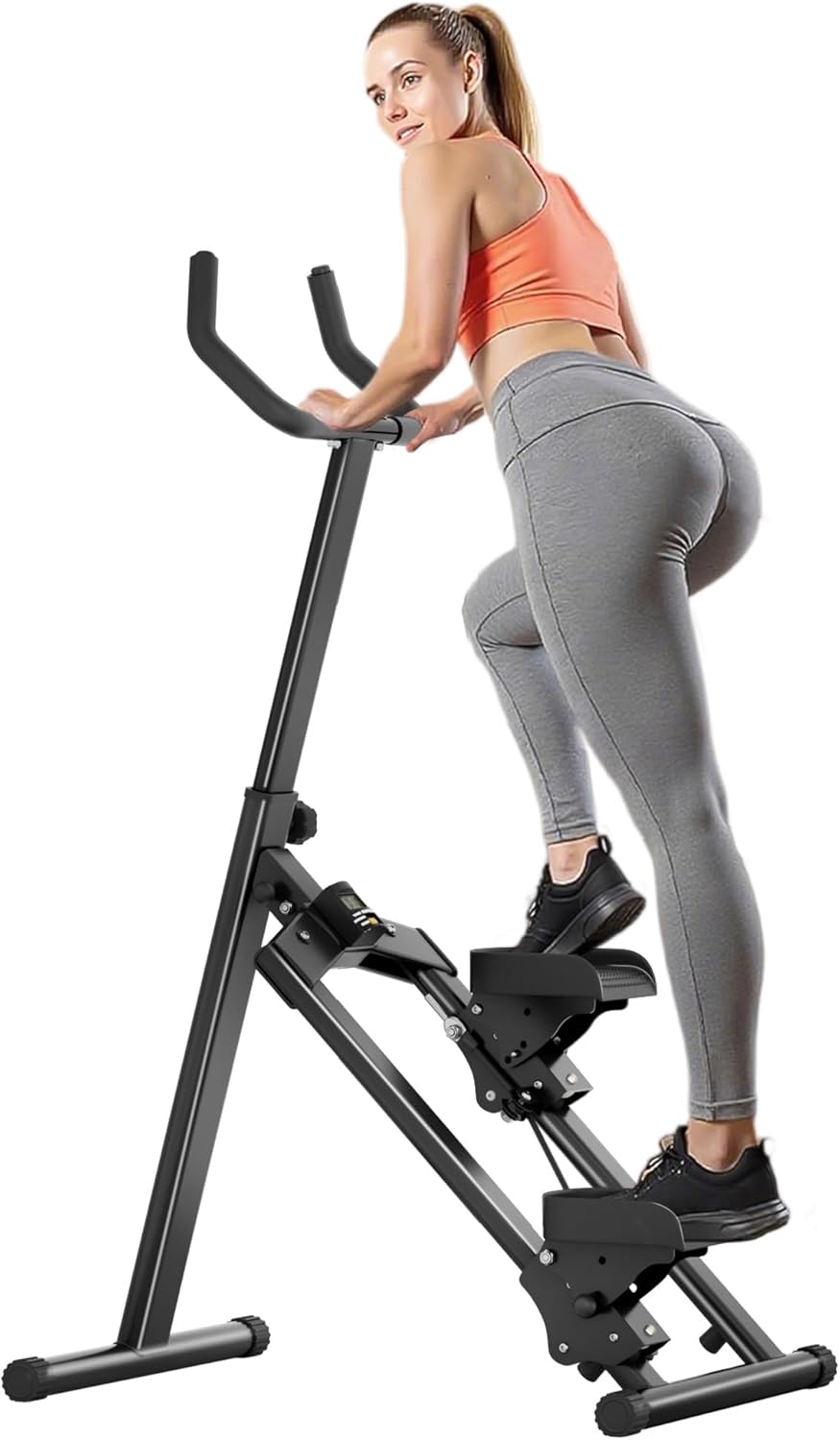 DlandHome Foldable Stair Steppers, Height Adjustable...