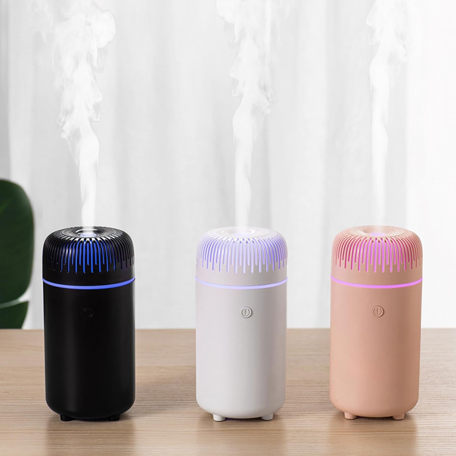 Easy Carry Air Freshener Super Quiet Car Humidifier with Color Changing LED Lights Volatile Oil Diffuser USB P Easy Carry Small Car Humidifier for Home &