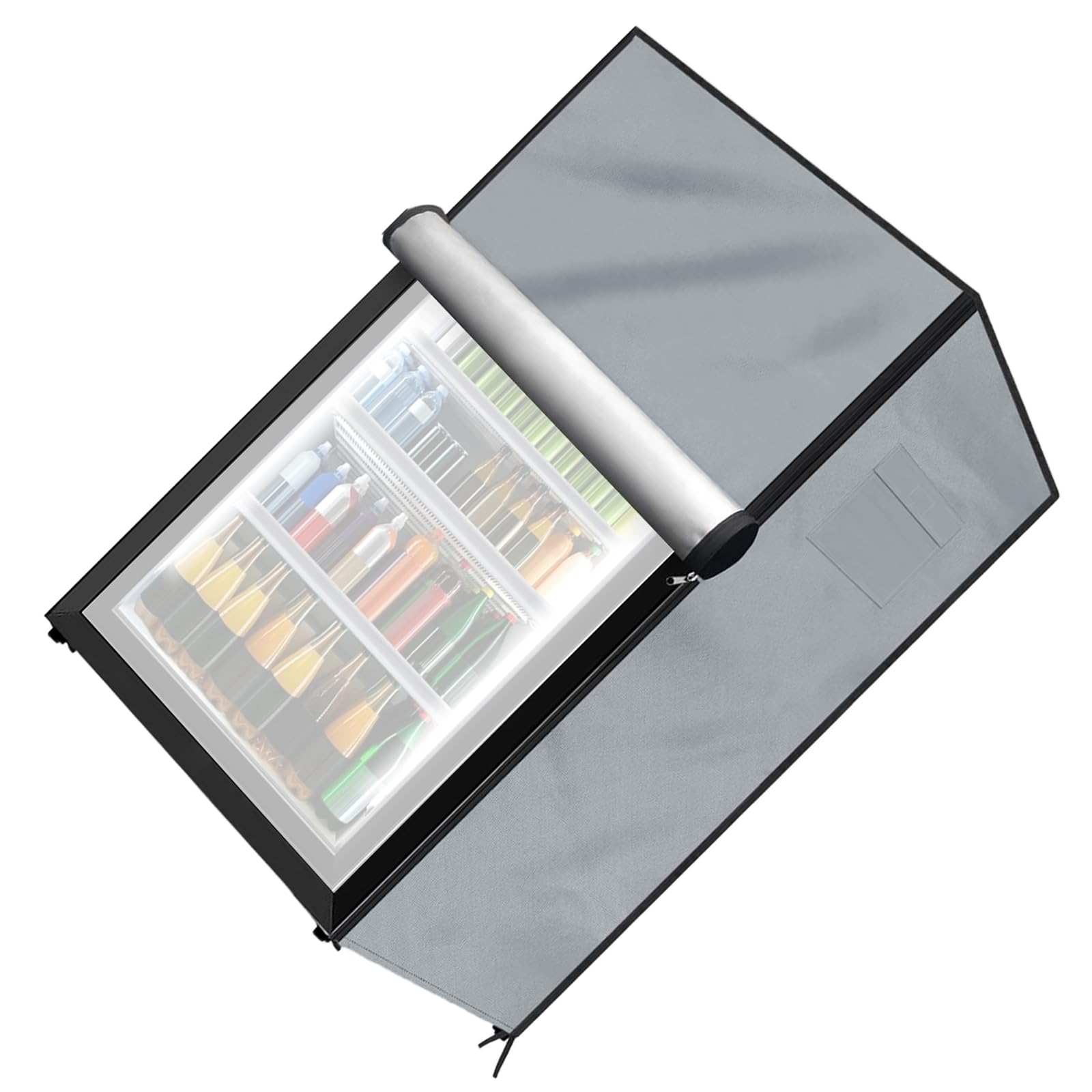 Geavonyg Protections Dustproof Refrigerator Cover Waterproof Uprights Freezers Cover for Protecting for Protecting/Beverage Refrigerator