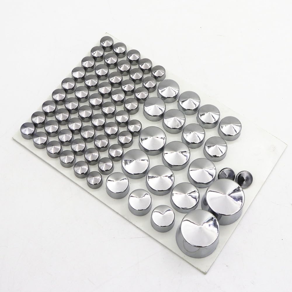 81Pcs Bullone Tappi Topper Copertura per Harley Softail Twin Cam 2007-Up