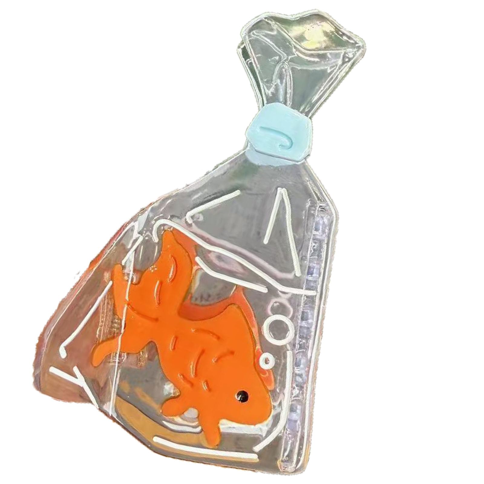 Amazon.co.jp: 金魚ヘアクリップ、ノベルティ金魚爪クリップ、金魚