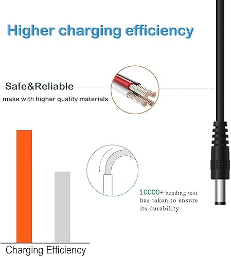 Miniatura 7 de Cable de alimentación para Cricut Explore air 2, Expression 2, Personal Expression Create, Mini, Cake, Explore, Cricut Maker Modelo KSAH1800250T1M2