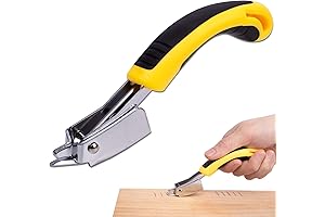 Ergonomic Yellow Carpet Staple Remover Tool