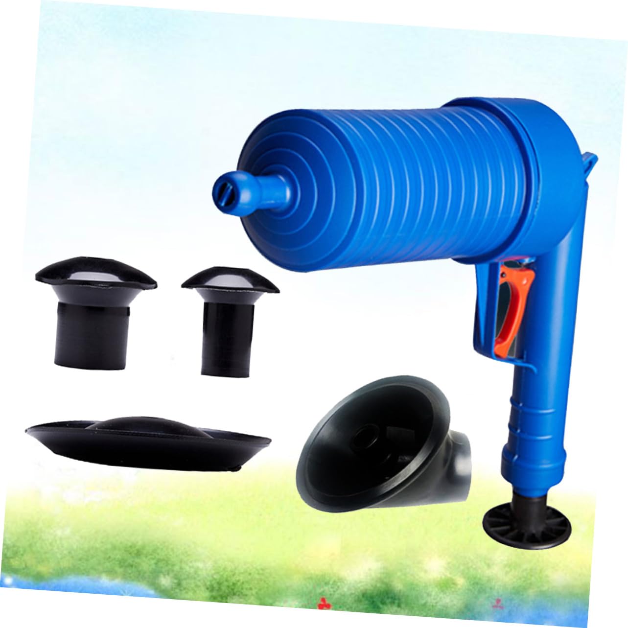 Homoyoyo Déboucheur à Air Comprimé Avec Ventouse Pour Wc Et Éviers Kit De Nettoyage Pour Canalisations De Cuisine Et Salle De Bain