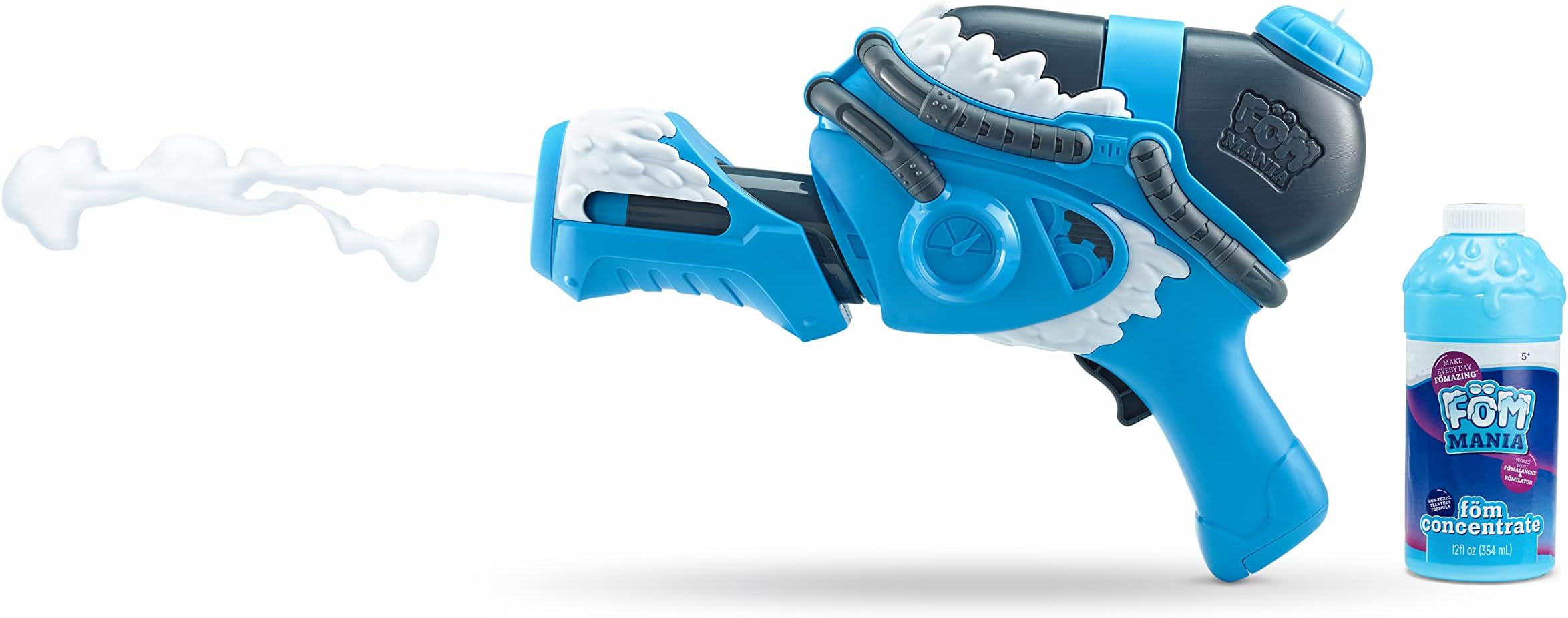 Little Kids Fom Mania Fomilator FOAM BLASTER|Non Toxic Powered Foam Line|Amazon Exclusive Set with BONUS 16oz of Foam Concentrate refills to give you 400 blasts|toy for parties, birthdays, outdoor fun
