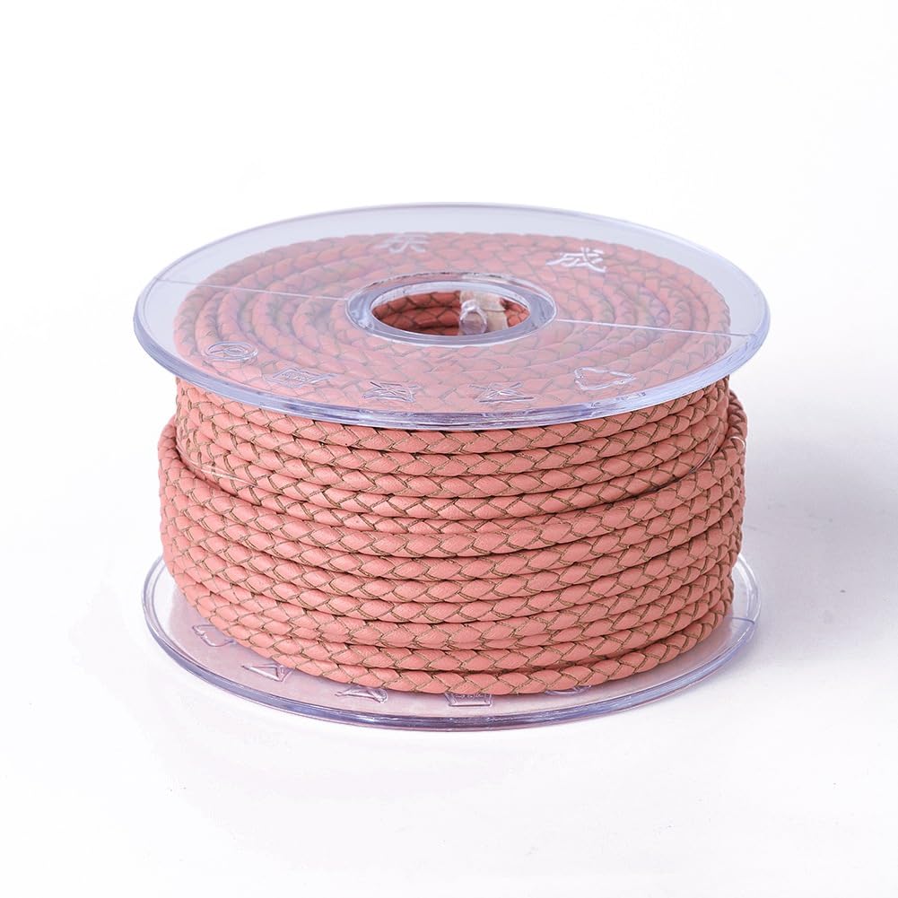 4 mm/5 mm/6 mm pleciony sznurek ze skóry bydlęcej biżuteria sznurek wielokolorowy opcje do naszyjnika bransoletki biżuterii DIY akcesoria do robienia biżuterii