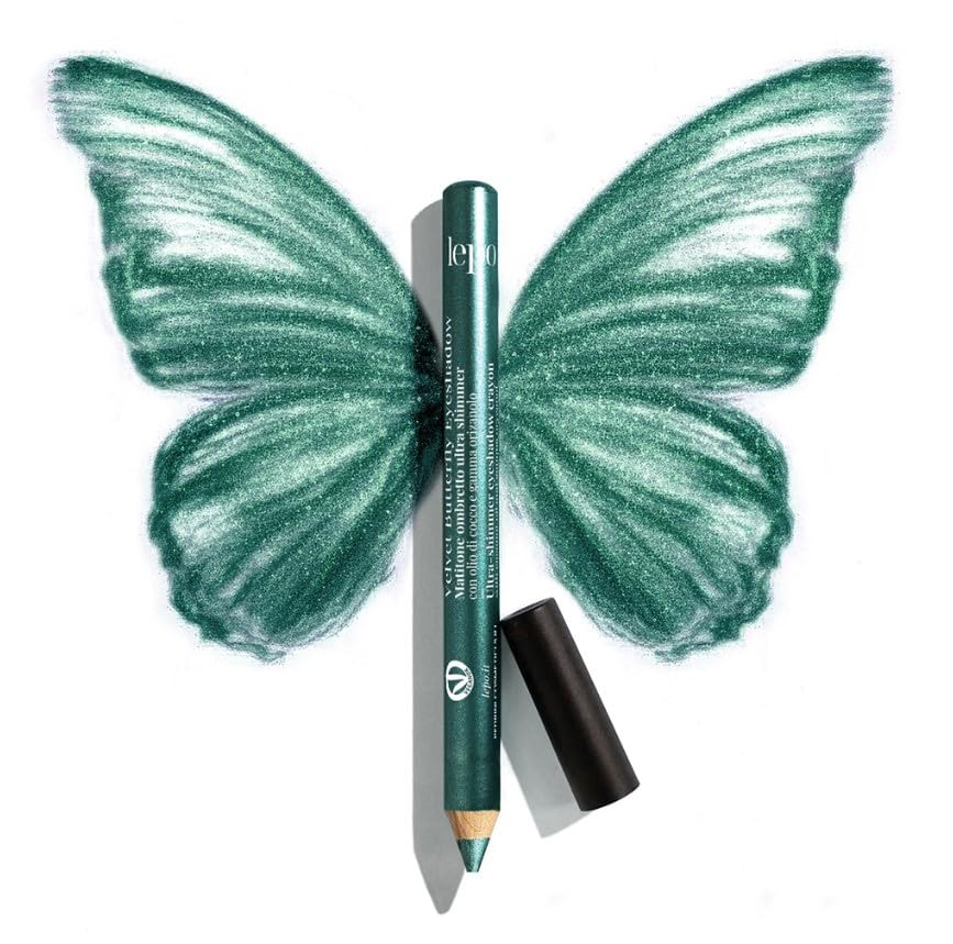 Lepo | Ultra-schimmernder Lidschattenstift mit Kokosöl und Gamma-Oryzanol – Jade