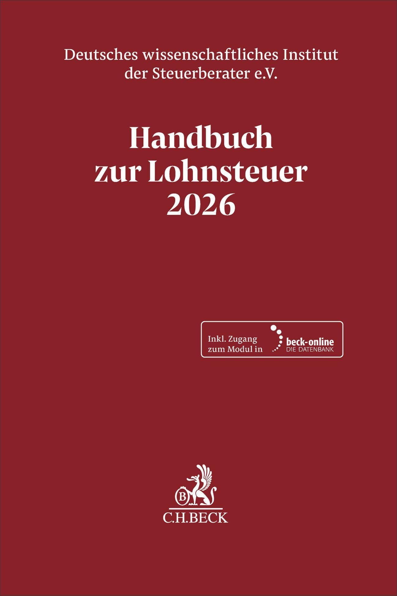 Handbuch zur Lohnsteuer 2026. LSt 2026 (Schriften des Deutschen wissenschaftlichen Instituts der Steuerberater e.V.)