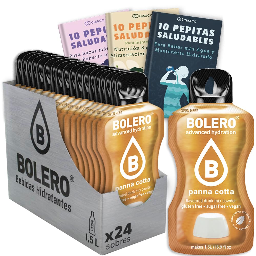24 x Bebida Bolero COLA Hidratante Sin Azucar (24x9 grs) + 30 Pepitas Saludables para una vida más sana by Cia&Co — view 206