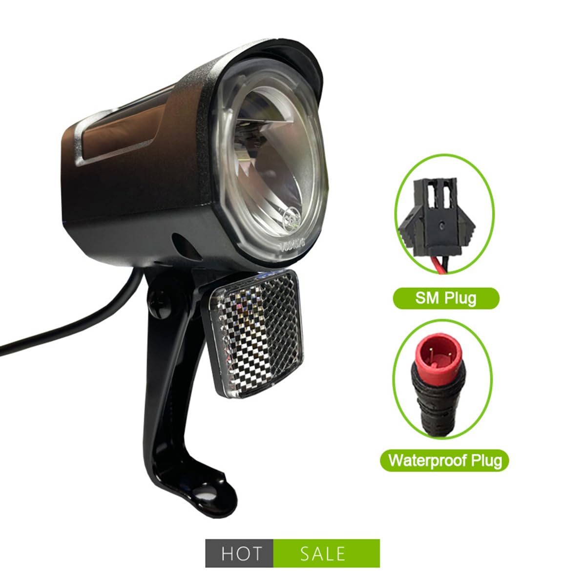 Amazon | 電動自転車フロントライト 自転車前照灯 24V 36V 48V 交換用