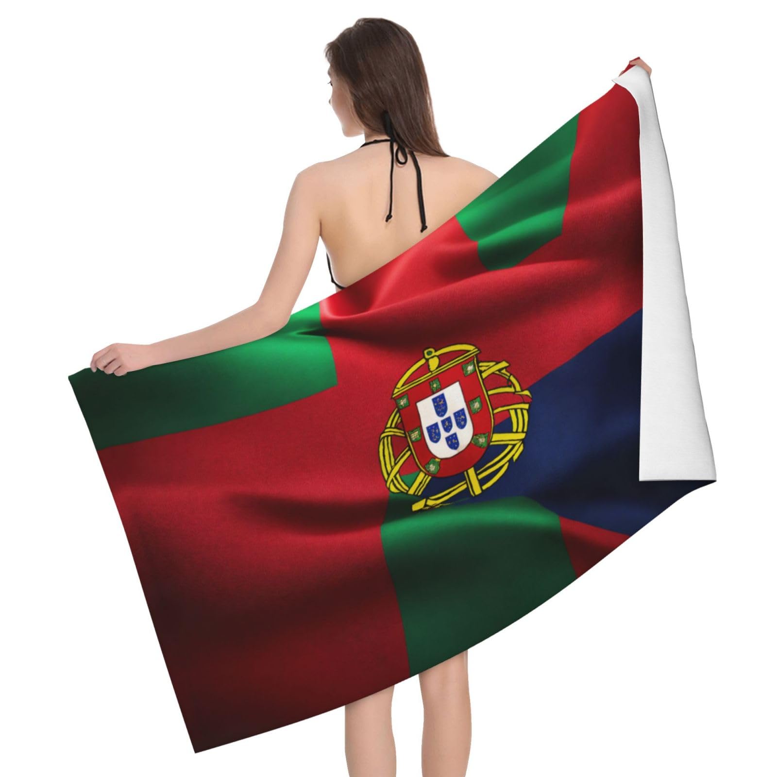 Serviette de bain microfibre Portugal 132x81 cm douce et grande