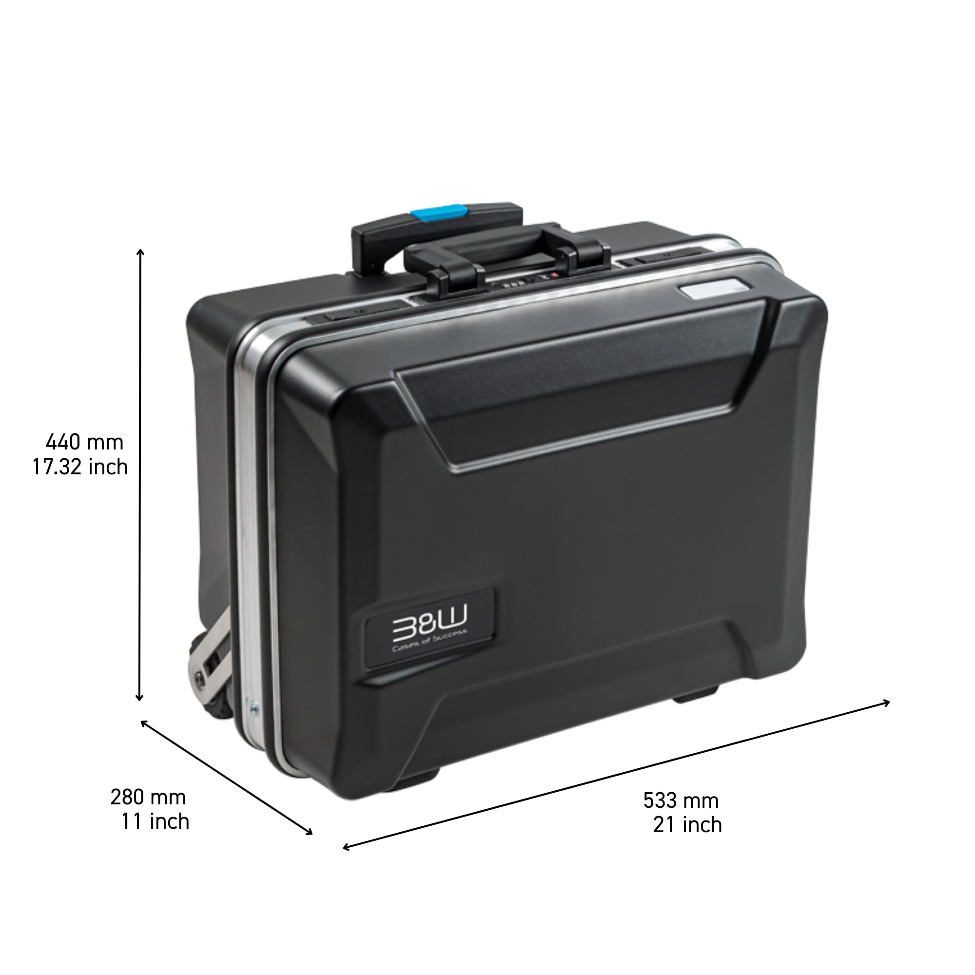 B&W orca pockets Werkzeugkoffer aus HDPE mit pockets (Lieferung erfolgt ohne Werkzeug), tool.case HDPE.420.PT