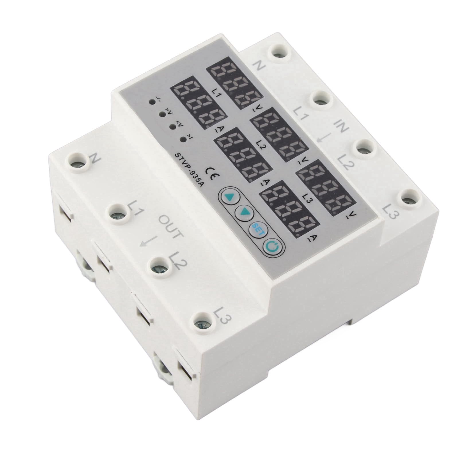 Protector de Corriente de Voltaje Ajustable, AC220V 380V (él apuñaló)