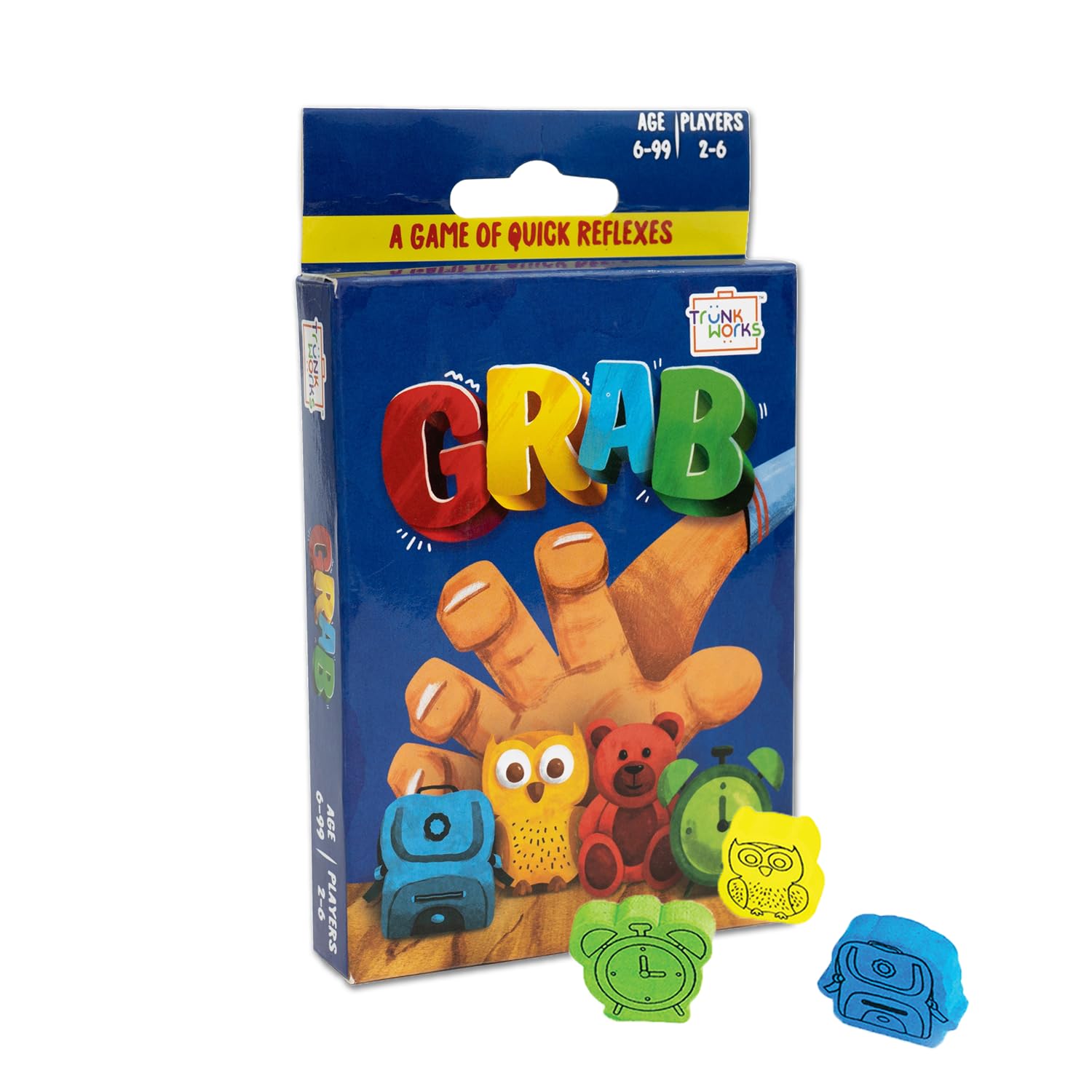 Grab Game | Kids Card Games | for 6 Years and More | for Boys and Girls | Quick Playing | Fun Games for Families | Travel Friendly | Gift for Kids | Educational Toys | Pack of 1