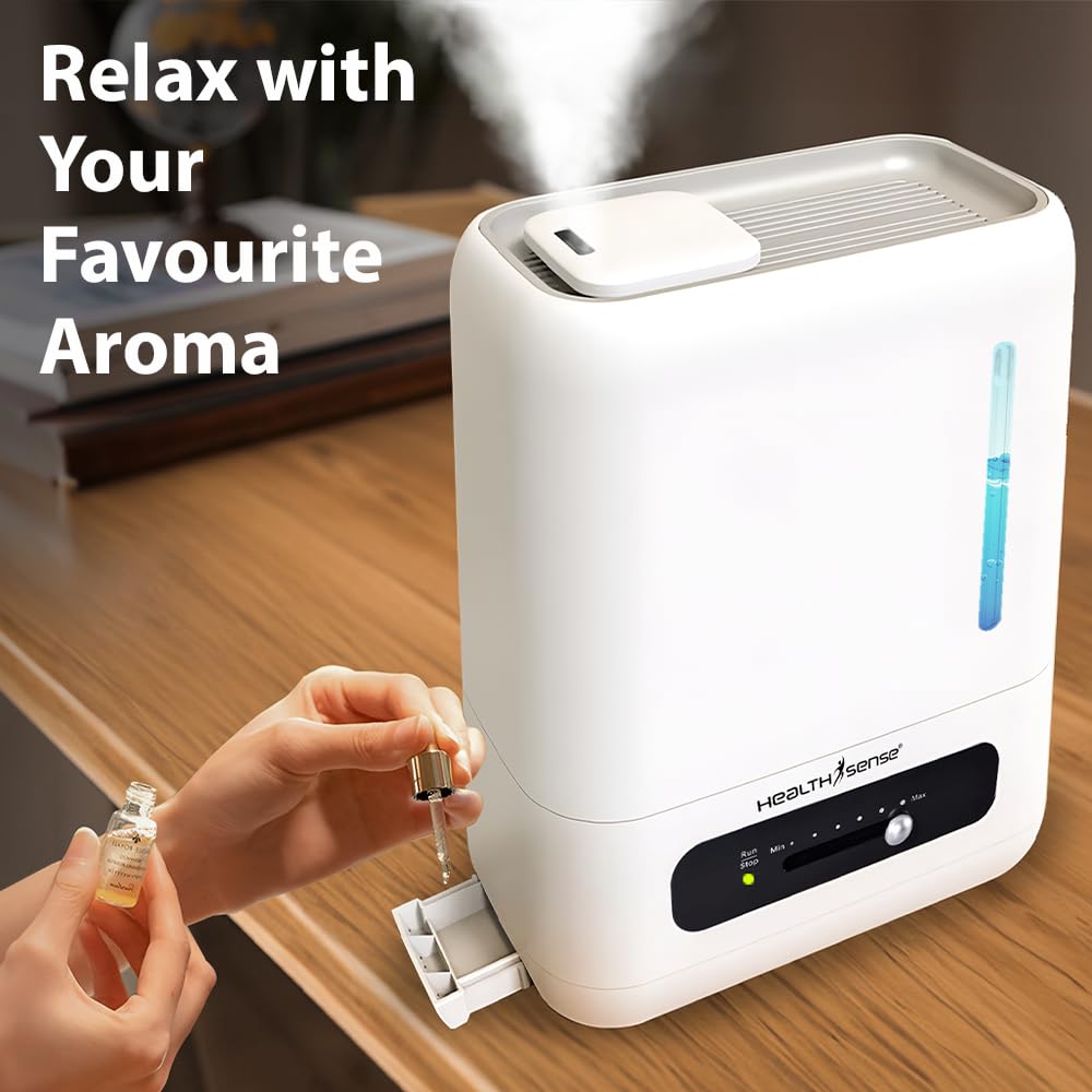 HealthSense Ultrasonic Humidifier - Cold & Cough Relief -7