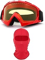Vista 38 de Gafas de motocicleta con máscara facial, resistentes al viento, gafas de esquí de carreras de motocross, gafas protectoras de seguridad