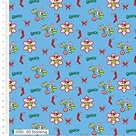 💚【The Grinch Bright & Bold】Bring festive mischief to your sewing with this licensed Dr. Seuss fabric featuring the iconic Grinch, Max the dog, Christmas stockings, ornaments, snowflakes, and holiday greetings. Celebrate Christmas in style with vibran...