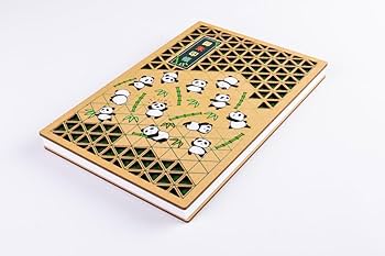 Amazon | 木製表紙 御朱印帳 パンダ 171398214 | 朱印帳・集印帳
