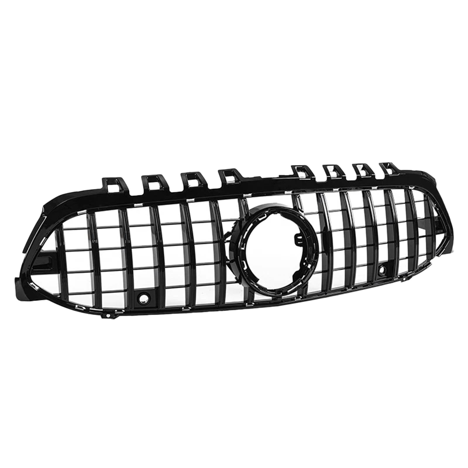 Front Grill Grille for W177 Mercedes Benz A-Class W177 A200 A250 A35 AMG 2019+ GT Style Glossy Black Front Bumper Grill Direct Fit Replacement ABS Plastic No Modification Required