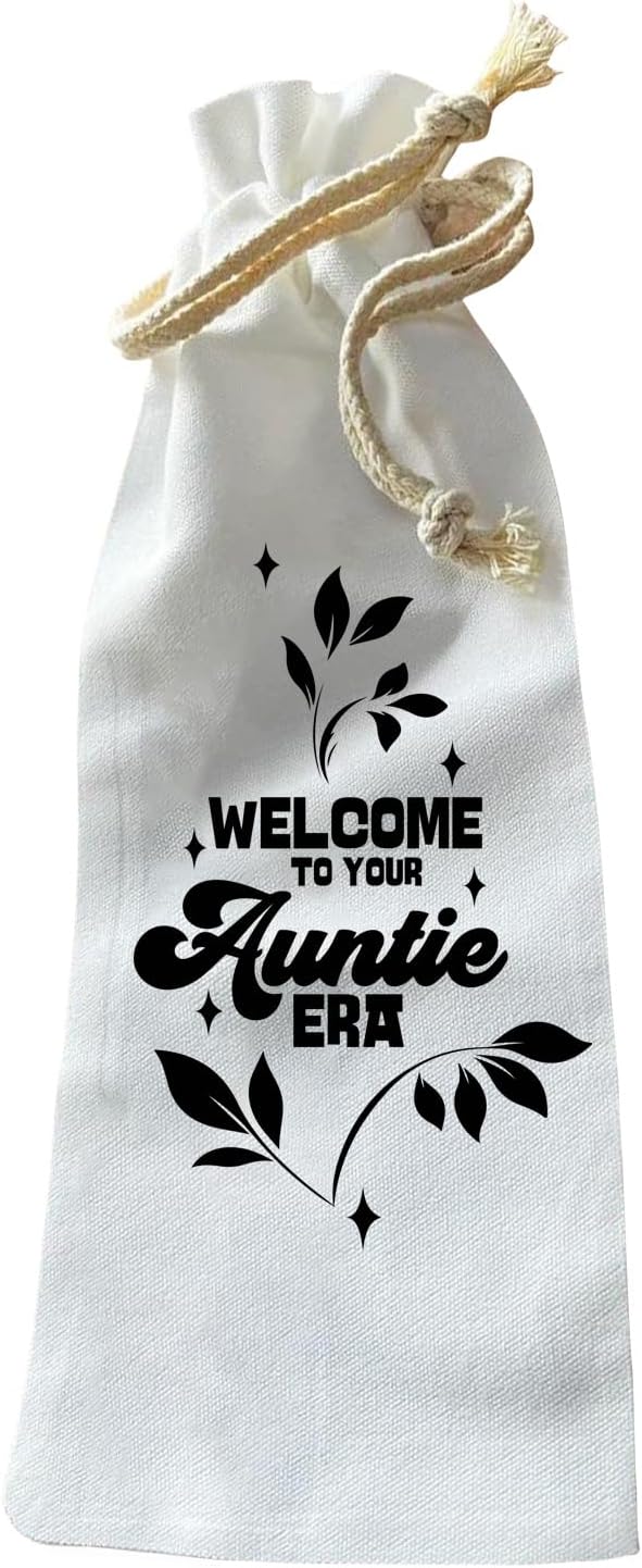 Jolitee Reusable Canvas Wine Bottle Gift Bag – “Talk Turkey To Me” – Funny Thanksgiving Host Wine Gift