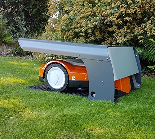 ROBOT PROTECT Garage XL, anthrazit - grau Mähroboter Edelstahl, passend f. STIHL