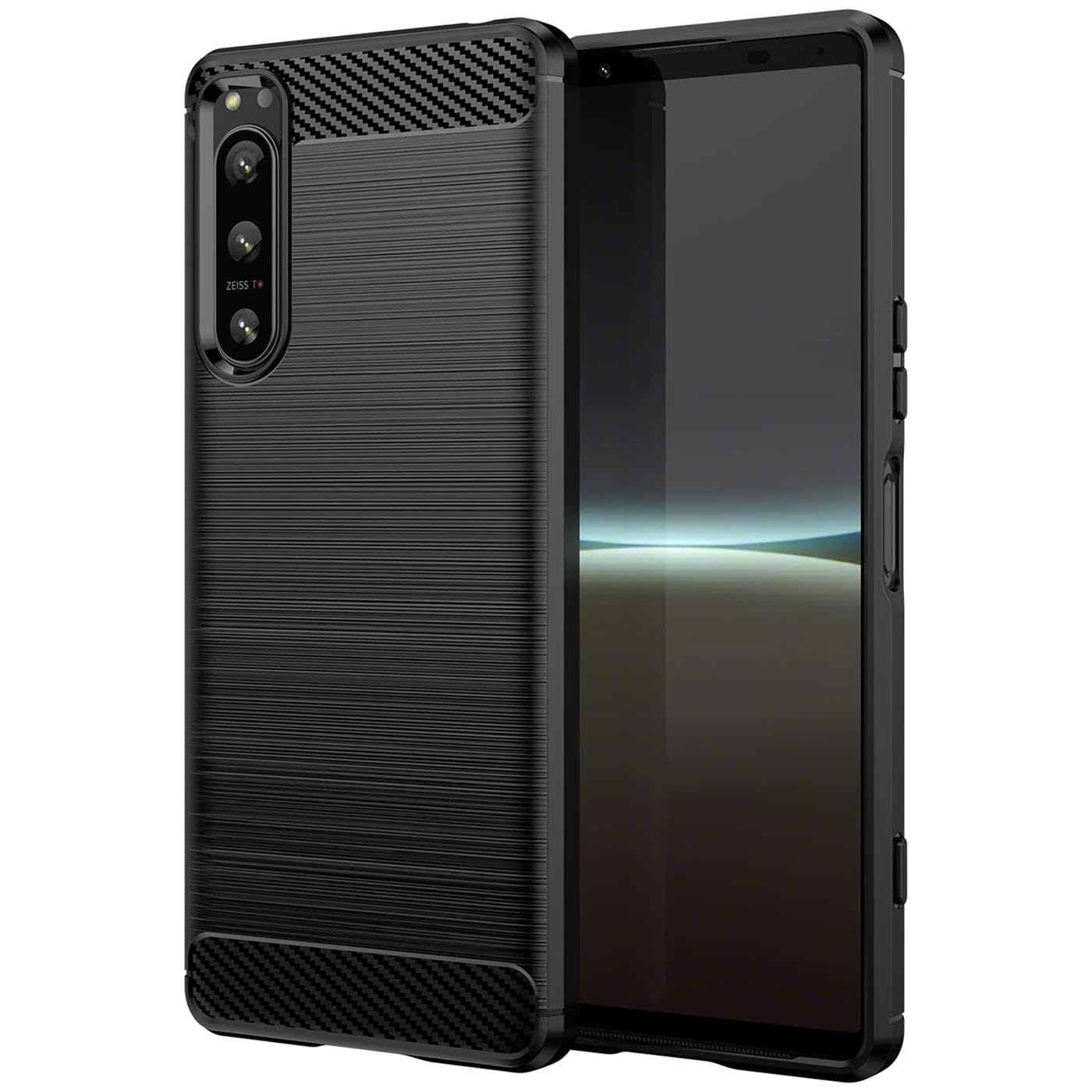 SEAHAI Hülle Für Sony Xperia 5 IV – Stoßfest, Rutschfest, TPU Silikon, Schwarz